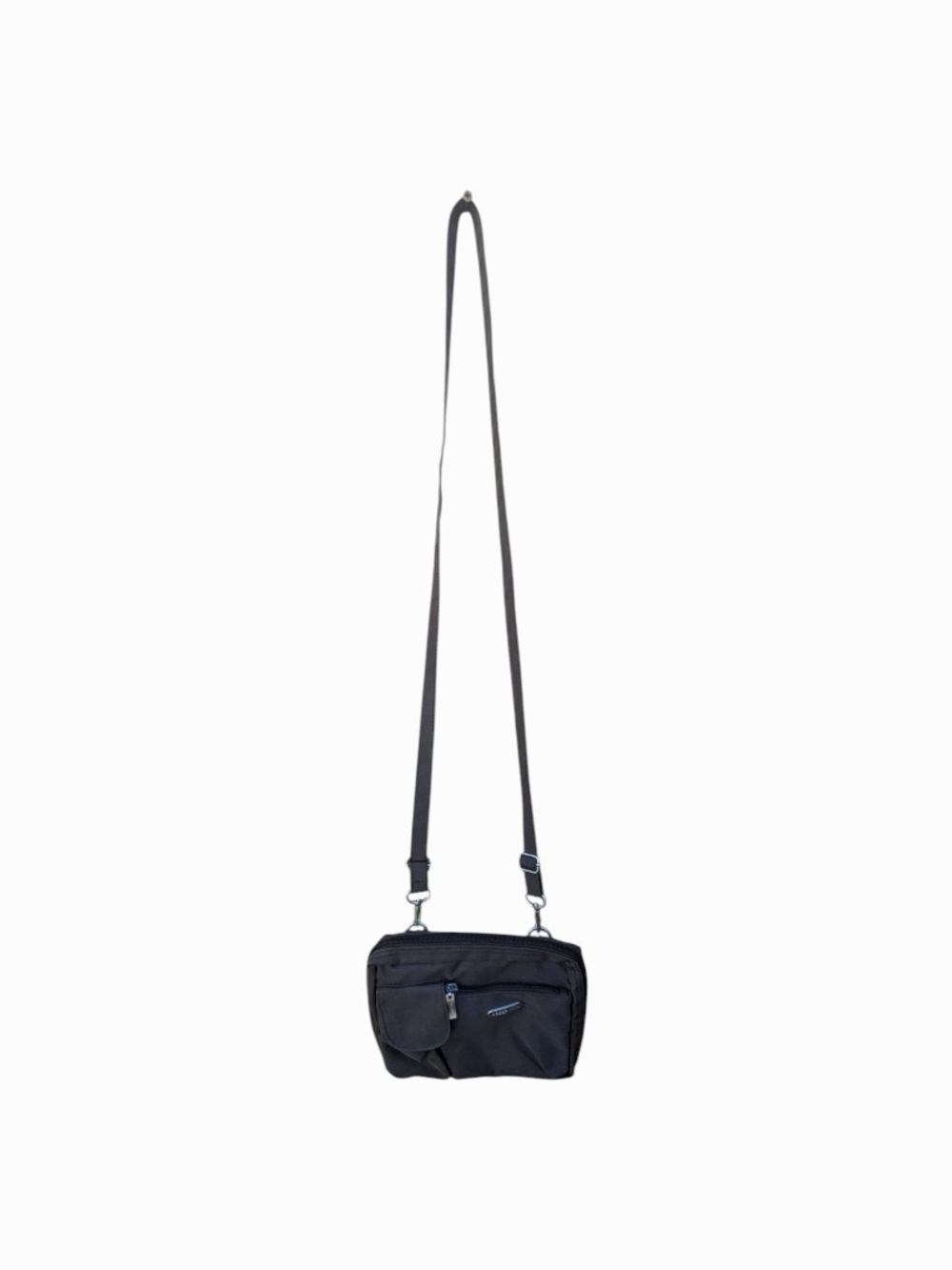Women's Baggallini Dark Brown Crossbody Shoulder Bag - Compact Everyday Carry